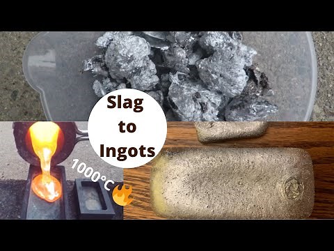 Should you remelt slag for metal recovery? Melting aluminum slag with mini furnace