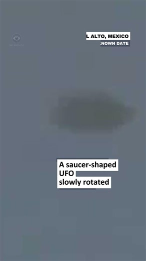 Rotating Saucer Filmed Over Mexico Sky #uap #ufo