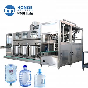 [Hot Item] New Tech 5 Gallon Pail Filling Machine for Water and 20L Bottle Washing Filling Machine