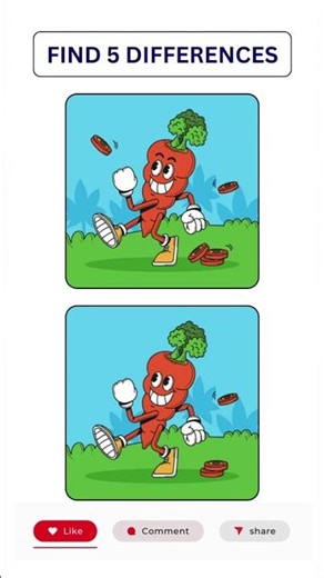 Only 10% Can Find All 5 Differences | Visual Puzzle Challenge #shorts