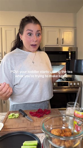 Funny Toddler Confessions During Lunch Prep