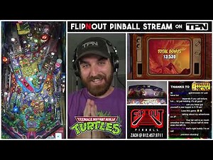 Teenage Mutant Ninja Turtles (TMNT) Pinball Gameplay With Topper Cam! (Flip N Out Pinball, 2022)