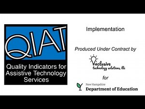Quality Indicators for Assistive Technology Services - Implementation