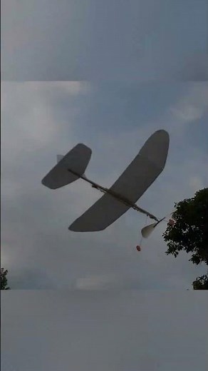 Homemade Rubber Band powered Aeroplane | Airplane | Plane | Foam Glider Plane
