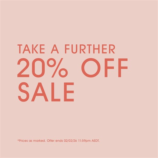Take A Further 20% Off Sale. | CABLE MELBOURNE