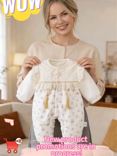 Valentine’s Day Sweetheart: The Lace Ruffle Floral Romper This dreamy quilted romper is the perfect Valentine’s Day outfit for your little princess! The delicate lace ruffles, ditsy floral print, and playful tassels create an irresistibly sweet look, while the soft padding keeps them cozy on cooler days. The snap-button front makes dressing and nappy changes a breeze, so you can spend more time cuddling and less time fussing. Whether you’re heading out for a family brunch or a cozy day at home, 