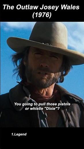 #movie #film The Outlaw Josey Wales (1976) | “Are You Gonna Pull Those Pistols or Whistle Dixie?”
