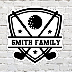 Custom Golf Cart Vinyl Decal: Personalized Player/cart Sticker - Etsy Australia