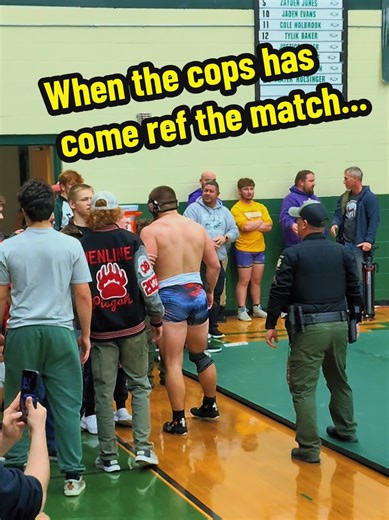Wrestling Match Gets Rowdy as Police Step In