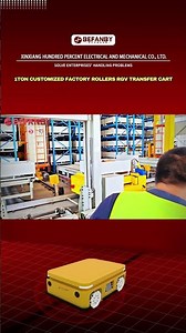 1Ton Customized Sliding line Powered RGV Cart