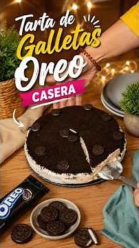 🍪😍 TARTA DE OREO CASERA | La receta MÁS cremosa y fácil que vas a probar 🤤🎂
