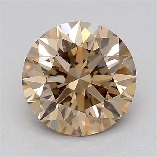 1.50 Carat Fancy Brown Diamond, Round Cut, VS1, Certified Loose Diamond, Wedding Jewelry - Etsy