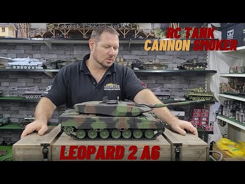 RC Tank 1/16 Leopard 2 A6 Taigen/Torro Gun Smoker