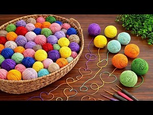 Turn Yarn Scraps into THIS! 😍 Easy Crochet for Beginners