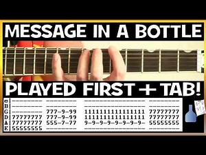 The Police Message In A Bottle Guitar Chords Lesson & Tab Tutorial