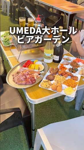 予約件数日本一！梅田のど真ん中で食べ放題付きビアガーデン