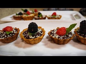 How to make sugar-free mini-chocolate tarts and tart shells