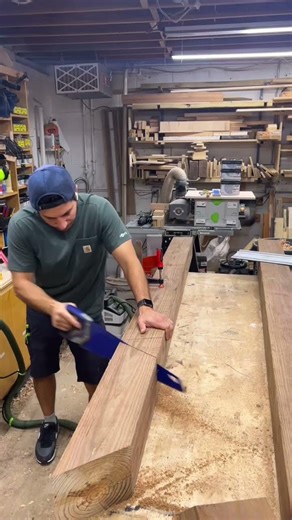6x6 post awnings, with a metal corrugated roof #carpentry #woodworking