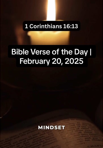 Daily Bible Verse for February 20, 2025