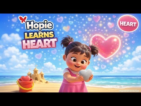 Learns the Heart ❤️ Shape | Fun Shapes Learning for Kids & Toddlers