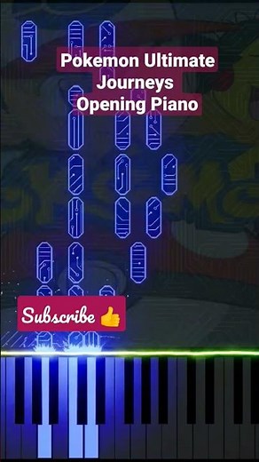 Pokemon Ultimate Journeys Opening Piano Cover Tutorial #pokemon #pokemongo #pokemonjourneys