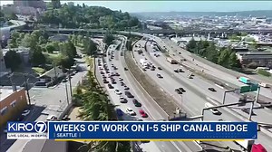 VIDEO: Weeks of Work on I-5 Ship Canal Bridge