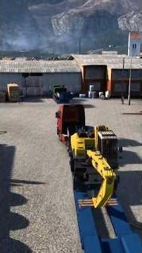 #est2 heavy machine load challenge #eurotrucksimulator2 #truckdriving #shortsvideo #shorts