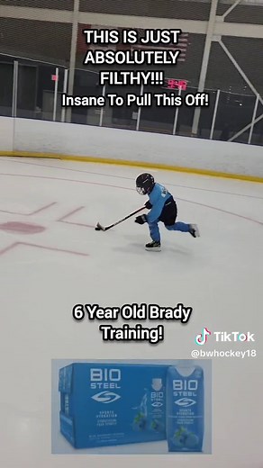 6-Year-Old Brady Wallace Demonstrates Advanced Ice Hockey Footwork