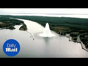 Largest WW2 bomb ever discovered explodes underwater in Poland