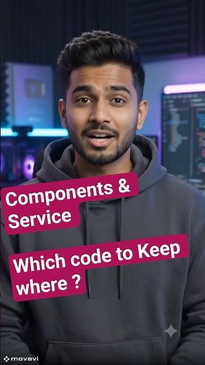 Explain Component vs services in Angular ? #angular21 #angular22 #angularinterview #angularproject