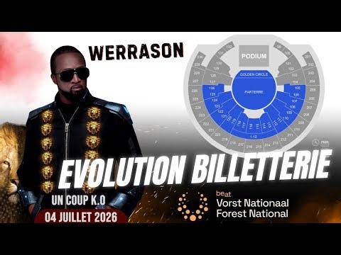 WERRASON CONCERT FOREST NATIONAL | EVOLUTION BILLETTERIE