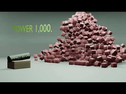 Physics Simulation: Increasing Impact Force (1 - 1000)