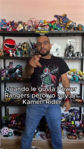 Cuando me dice que le gusta Power Rangers pero yo soy un Kamen Rider🦗 #tokusatsu #powerrangers #supersentai #kamenrider