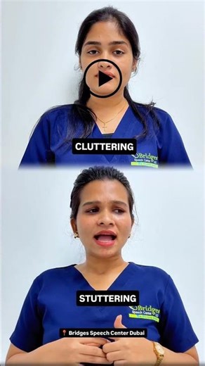 stuttering VS cluttering #bridgesdubai