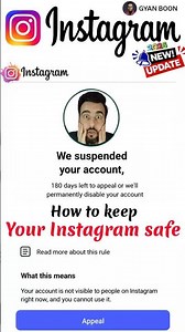 instagram account suspended hone se kaise bachaye #instagram #account #tips #tricks