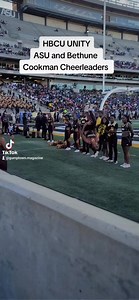5.2K views · 64 reactions | ASU and Bethune Cookman Cheerleaders! #hbcubuzz #swac #cheerleaders #alabamastateuniversity #bethunecookmanuniversity #football #myasu #bamastate | Gumptown Magazine | Facebook