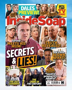 Soap's BIGGEST secrets are about to be revealed, and we have all the details in the new issue of Inside Soap, out today! #Corrie's Tyrone meets his long-lost mum for the first time, the Knight family's past is uncovered in #EastEnders, and Jai's life is blown apart in #Emmerdale. Plus, the hottest plots from #Hollyoaks #Casualty #HomeAndAway and #Doctors! | Inside Soap Magazine