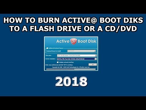 How to make Active@ Boot Disk Suite Bootable USB 2018