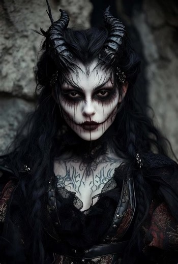 She screams into the void, and the darkness answers. Horns pierce the veil, eyes burn with ancient malice, and her cry echoes through dimensions unknown. This is pure, unbridled evil wearing a beautiful face. The abyss doesn't just stare back—it hungers. Follow Crypt Code Creations #DarkArt #GothicHorror #EvilArt #DarkDigitalArt #HorrorAesthetic #GothicCreations #EerieVibes #DarkFantasy #HorrorArt #DigitalArtist | Crypt Code Creations