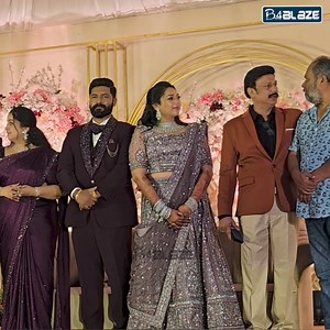 22K views · 95 reactions | ബൈജു ചേട്ടന്റെ മകളുടെ വിവാഹ സൽക്കാരത്തിന് ഓടിയെത്തി അലൻസിയർ | Alancier | Baiju Daughter Wedding Reception | B4blaze Malayalam | Facebook