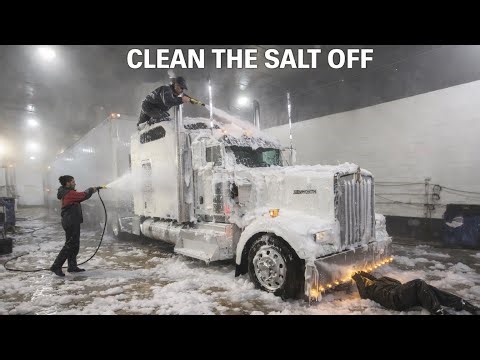 Time to get that salt and brine off the money maker !! can we make it home for the Super Bowl? ￼