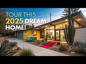 Tour This Stunning Mid-Century Modern Home Reimagined for 2025! 😍