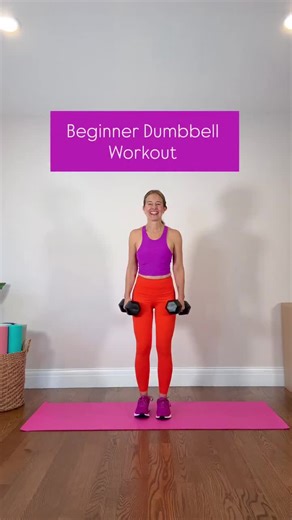 One of my favorite workouts 🏆! Get support and encouragement on your strength training journey with my beginner dumbbell workout at home. On the Jessica Valant YouTube channel now! #beginnerworkouts #workoutsforwomen #physicaltherapist #youtubeworkout