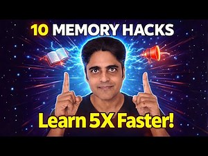 10 Memory Hacks That Make You Learn 5X Faster - 10 most Powerful Memory Techniques used by Toppers !