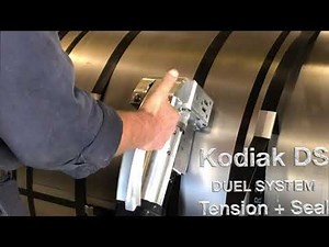 Kodiak battery powered steel strapping pusher combo tool