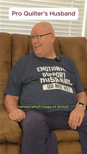Create your own supportive Quilter's Husband