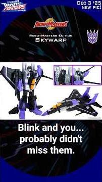 Robotmasters SKYWARP & THUNDERCRACKER — TFWIKI Weekly Toypic (Dec 3 25) #transformers #generation1
