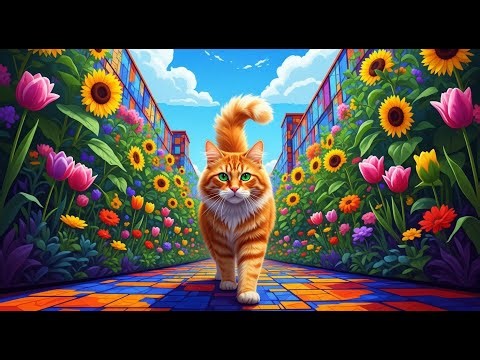 How Whiskers Brought Our Community Garden Together.#cat #catlovers #catstory