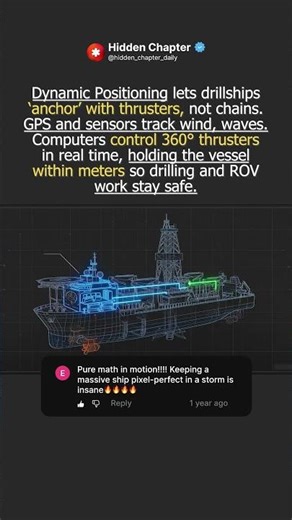 🚢⚓ Dynamic Positioning: How Ships Anchor Without Chains