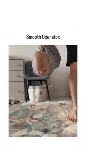 ViralSnap | - This 8-second video captures a hilariously tactical "mission impossible" moment featuring a tiny, swaddled recruit. The clip opens with a... | Instagram
